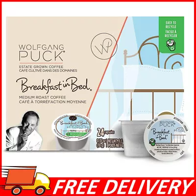 Wolfgang Puck Coffee Single Serve Capsules For Keurig Breakfast In Bed 24 Count • $24.97