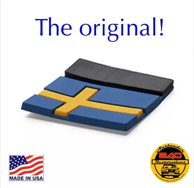 Swedish Flag Tag Silicone Emblem Decal As Found On Volvo XC40 Saab Scania Sweden • $2.99