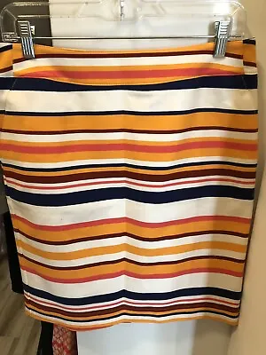 Merona Skirt. Multicolored Size 6. Back Zip. Brand New. • $10