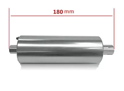 Muffler Silencer RC Boat Aluminum ID14mm OD18mm L180mm For Gas Engine Pipe Boats • $58.56