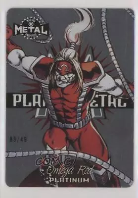 2020 Upper Deck Marvel X-Men Metal Universe Planet Platinum 9/49 Omega Red I1f • $43.95