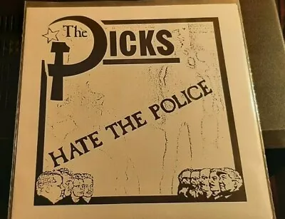 The Dicks Hate The Police 7  Punk Kbd White Vinyl GBH MDC DOA Subhumans  • $21.95