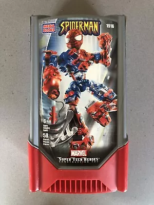 ❤️🕸️💙 Spider-man 🕷️ Mega Bloks 1916 Super Tech Heroes Construction Toy • $50