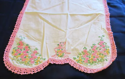 Vintage Sunbonnet Lady Southern Belle Dresser Scarf Runner • $10