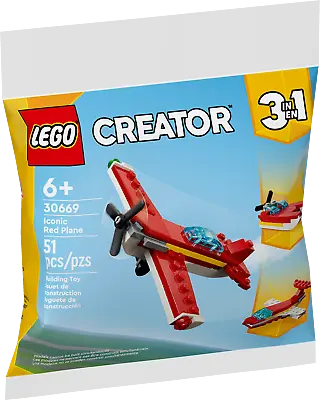 LEGO® Creator 3in1 Iconic Red Plane 30669 • $9.99