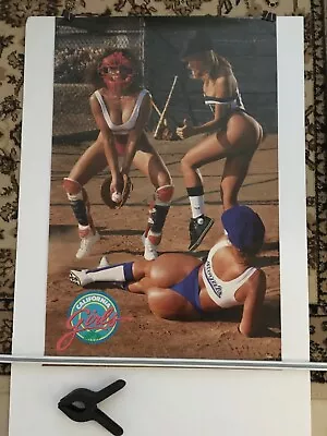 $15 • Buy California Girls Vintage Poster Playboy Super Model Hot Rare 1989 1990 Calendar