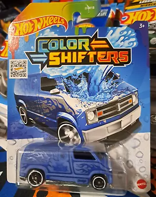 2016 Hot Wheels Color Shifters ‘77 Dodge Custom Van-Blue • $6.99