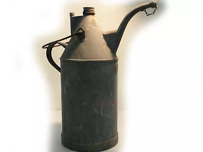 Old 5 Litre Canister Oil Can Vintage 50er 60er Years Gas Station Decor Collector • $43.56