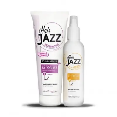 HAIR JAZZ MINI SET - SHAMPOO 250ml + LOTION 200ml - FAST HAIR GROWTH • £39.95