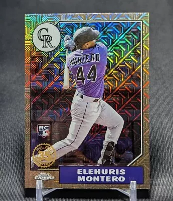 Elehuris Montero 1987 Silver Pack Rookie RC 2022 Topps Update Card #29 Rockies • $1.75