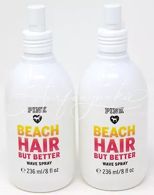 X2 Victoria's Secret Pink Beach Hair But Better Wave Salt Texture Spray 8 Oz • $24.25