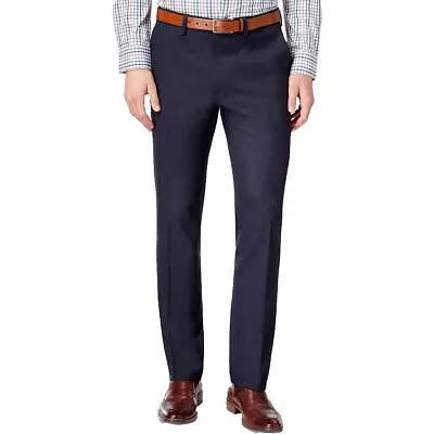 Kenneth Cole Reaction Mens Window Pane Slim Fit Dress Pants Trousers BHFO 9256 • $11.99