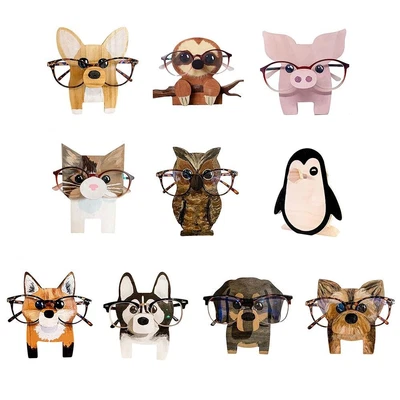 $19.55 • Buy Wooden Glasses Display Sunglasses Wooden Stand Eyeglasses Holder Display Rack