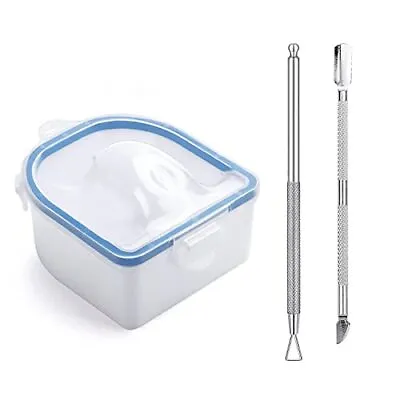 Nail Soaking Bowl Soak Off Gel Polish Dip Powder Remover Hand Acetone Nail Soak • $9.83