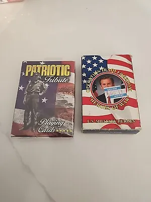 Patriotic Tribute Deck Playing Cards By Bicycle NEW And US Heros Deck • $5.99