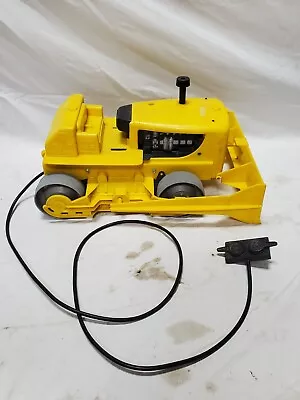 Vintage 1960's Marx A-power Giant Electric Yellow Toy Bulldozer Driver For Parts • $149.95