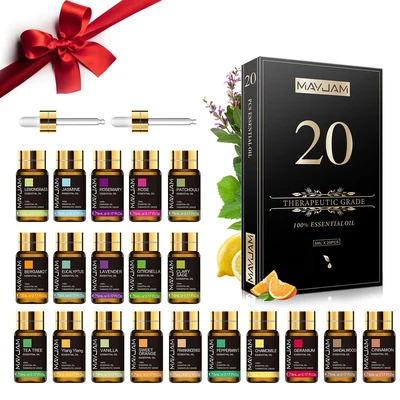 $44.99 • Buy 20PCS Essential Oils Set Pure & Nature Therapeutic Grade Oil For Diffuser Aroma