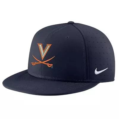 Nike Virginia Cavaliers Aero True Fitted Baseball Hat - Navy • $34.95