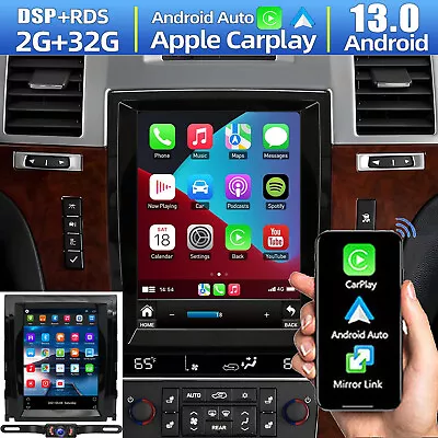 For Cadillac Escalade 2007-2014 Android 13 Carplay Car Stereo Radio GPS NAVI RDS • $186.99