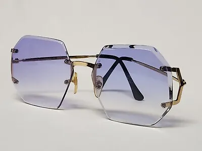 Vintage Octagonal Rimless Eyeglasses • $20