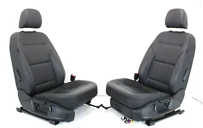 2015-2019 Vw Golf Sportwagen Front Left / Right Complete Seat Set Black Leather • $620