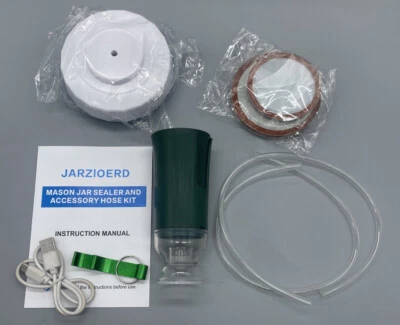 $18.79 • Buy Sealer Jar Vacuum Kit Foodsaver Jars Canning Mouth Wide Hose Saver New Jar