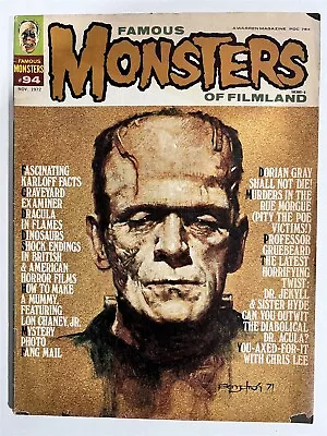 Famous Monsters Of Filmland #94 1972 Warren Publishing Horror Mag Universal • $17.09