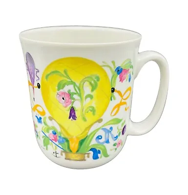 Villeroy & Boch Le Balloon Jean Mercier Porcelain Coffee Cup/Mug Flowers & Bows • $33.57
