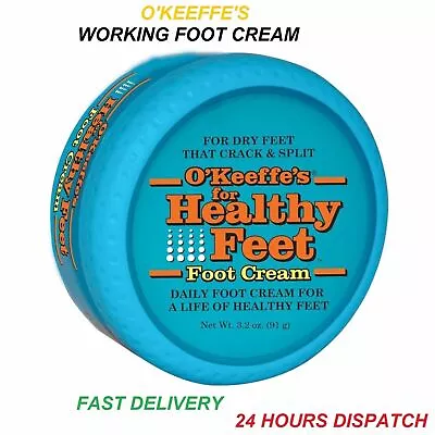 O'Keeffe's Working Foot Cream Cracked Split Skin Non-Greasy OKeefes Healthy Feet • £12.95