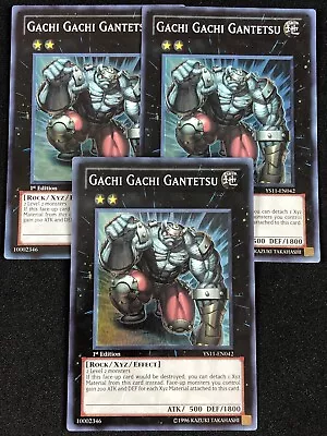 Yugioh Gachi Gachi Gantetsu Ys11-en042 1st Super X3 (lp) • $2.99