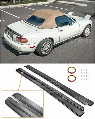 For 90-97 Mazda Miata FD Style Side Skirts Body Kit NA MX-5 JDM Rockers Splitter • $89.99