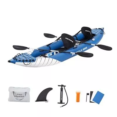 Inlatable Kayak Deluxe Oar Included Blow Up Touring Kayak Setwith 2 Person • $446.93