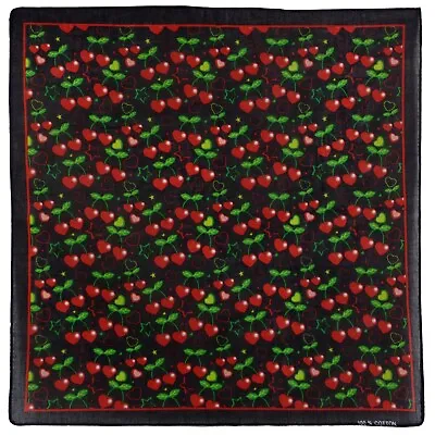 Ladies Bandana Scarf Heart Cherries Festivals Parties Fancy Dress • £3.99