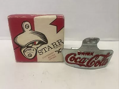 Vintage Starr “X” Coca-Cola Stationary Bottle Opener In Original Box ~ USA • $0.99