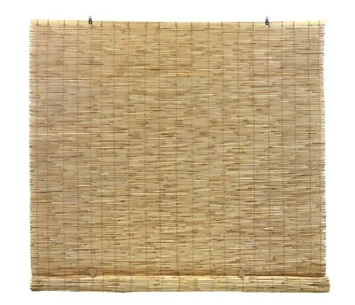 NEW Cordless Light Filtering Bamboo Interior/Exterior Roll Up Shade - Natural • $30