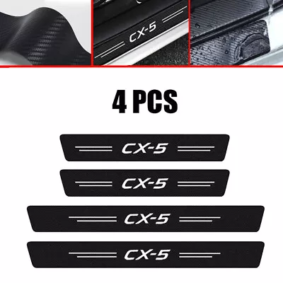 4PCS For Mazda CX-5 Accessories Door Sill Plate Protector Covers Anti Scratch • $18.99