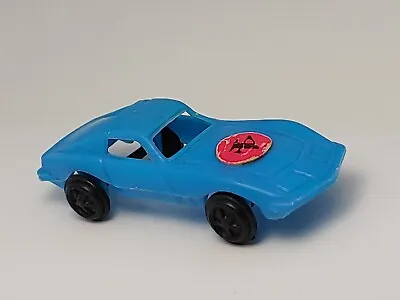 Vintage Blue Processed Plastic Mold 2.5  1975 Corvette Stingray Hong Kong • $4.99