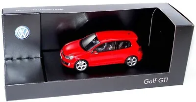 Very Rare Vw Golf Vi 6 Gti 3 Door 2009 Tornado Red 1:43 Schuco (dealer Model) • $410.24