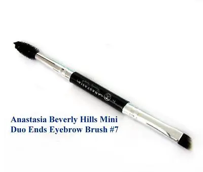 Anastasia Beverly Hills 🎈 DOUBLE Dual ENDS EYEBROW #7 BRUSH MINI Black Handle • $9