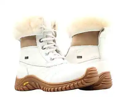 UGG Australia Adirondack II 3235 Women's White Gum Waterproof Boots 5.5 UGG592 • $120