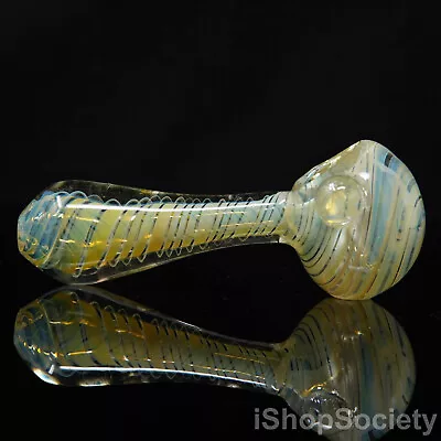 4.5  Fumed Spiral Vortex Tobacco Smoking Pipe Thick Collectible Pipes - P606C • $13.99