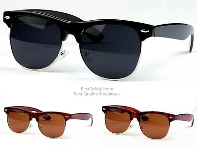 HQ Retro Classic 80s Clubmaster Way Fay Mens Womens UV400 Sunnies Sunglasses • $15.95