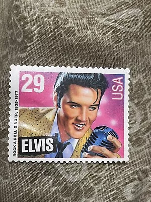 Commemorative Elvis Presley 29 Cent USPS Stamp 1992  • $1.01