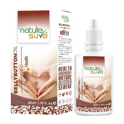 Nature Sure Belly Button Nabhi Oil For Health And Beauty In Men & Women 40 Ml • $14.98