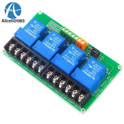 5V 12V 24V 30A 4 Channel Relay Module Board High And Low Level Relay Module • $11.08