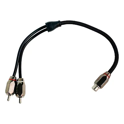 New Audio Legion 1-female To 2-male 1ft Rca Y-adapter - Aly-fmm • $5.99