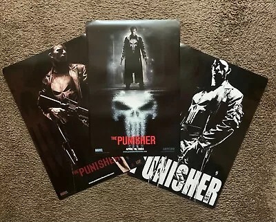 3 THE PUNISHER 2004 Marvel Comics Movie Promo Poster Theater Skull Giveaway • $19.99