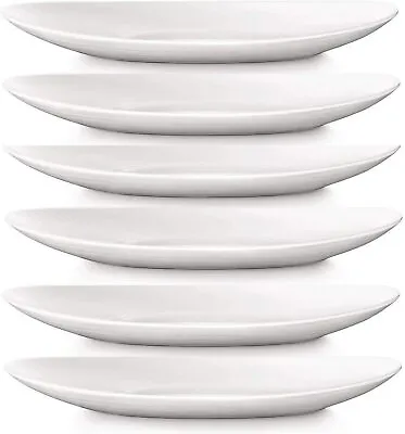 £25.95 • Buy Oval Shaped Prometeo Dinner Plates In Brilliant White