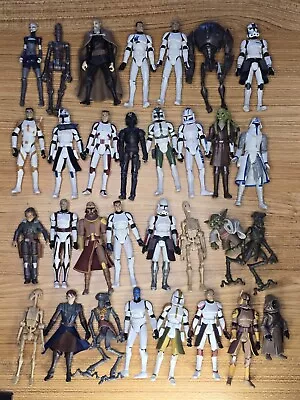 Star Wars Clone Wars Action Figure Lot Of 32 • $300