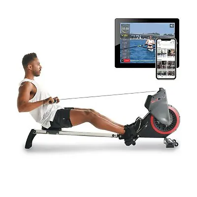 $536.45 • Buy Air & Magnetic Rowing Machine With On Demand Coaching|14 Levels Dual Resistan...